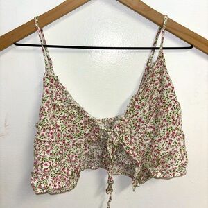 Tie Front Pacsun Floral Top